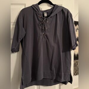 Stone gray Workout Hoodie